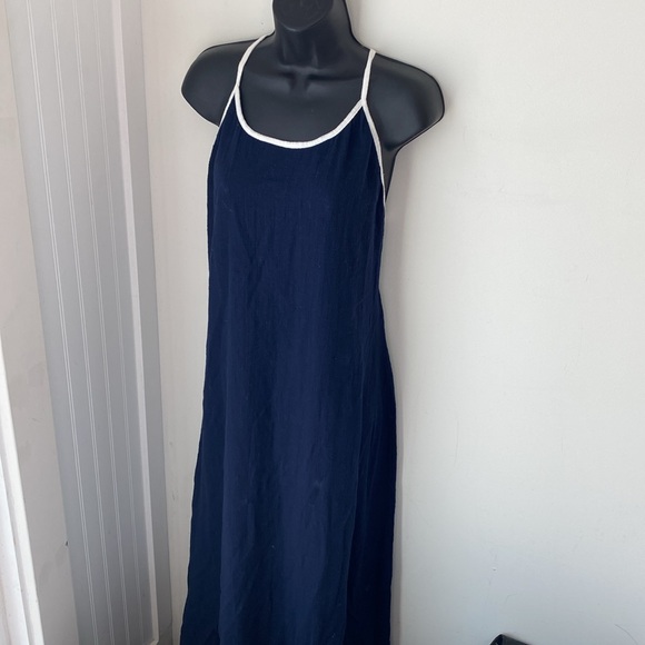 THE LADY & THE SAILOR
MILA DRESS IN navy gauze - Picture 7 of 8